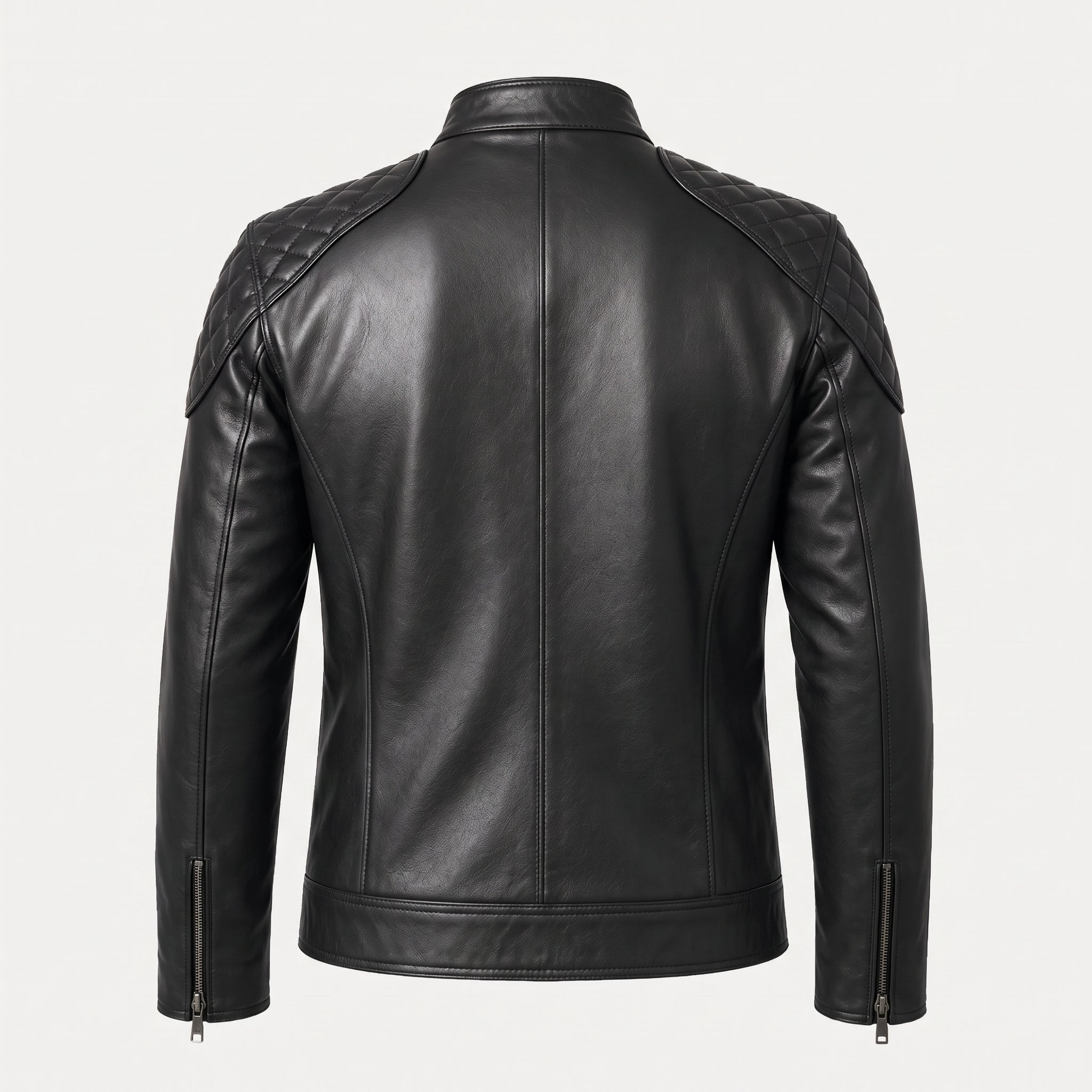 Racer Épaules Matelassées — Noir