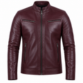 Blouson Vachette — Bordeaux — veste en cuir Maison Varenne