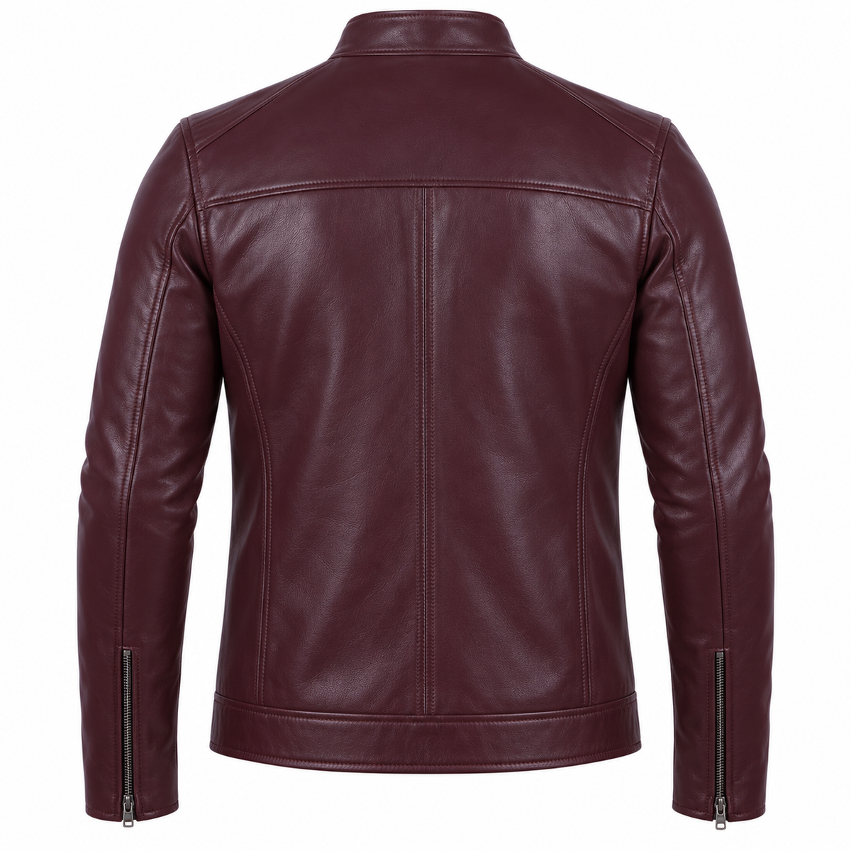 Blouson Vachette — Bordeaux — veste en cuir Maison Varenne