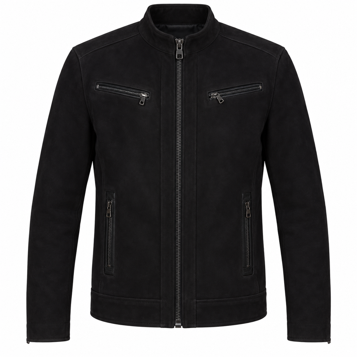 Blouson Daim — Noir — veste en daim Maison Varenne