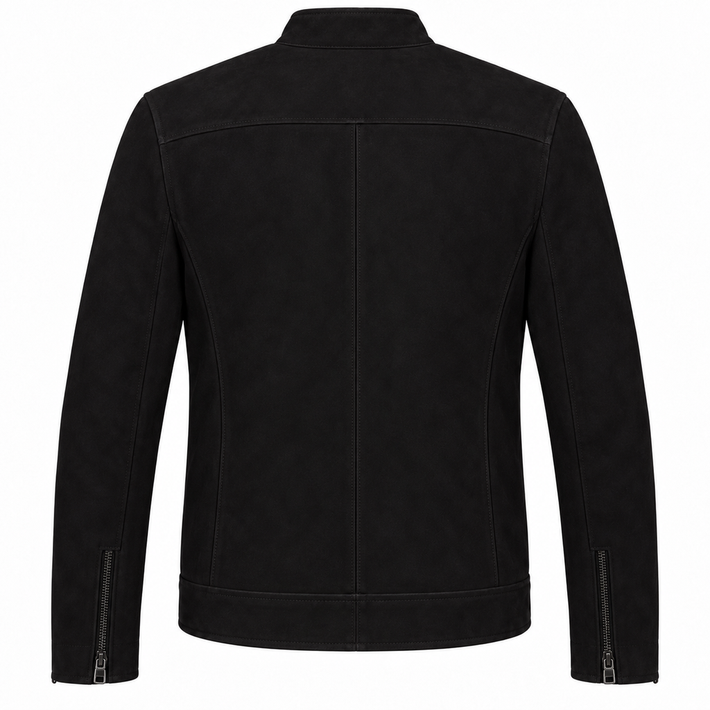 Blouson Daim — Noir — veste en daim Maison Varenne
