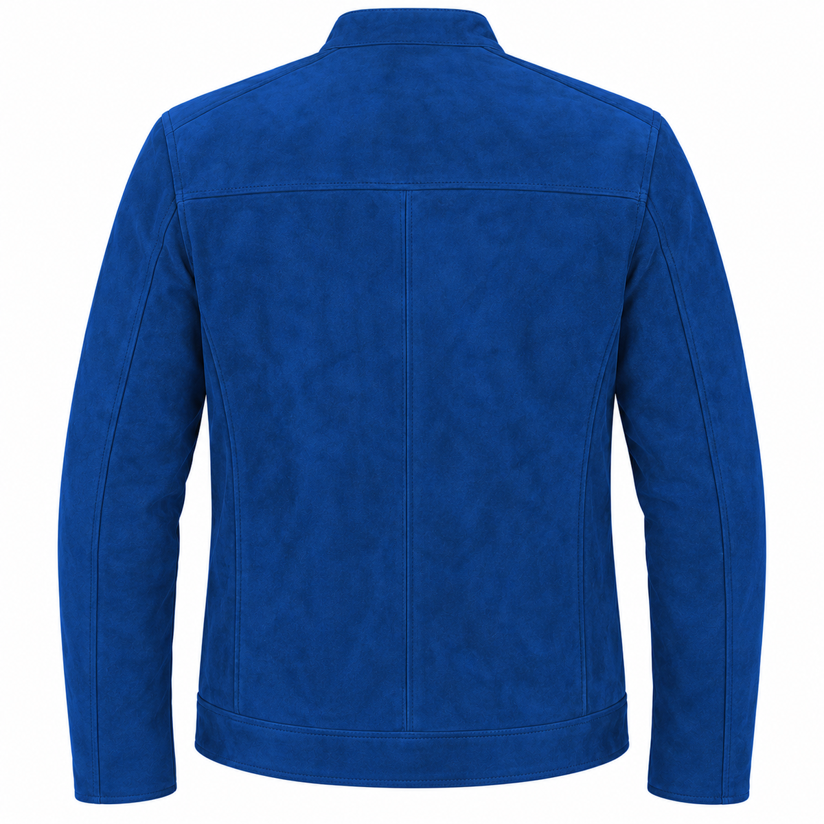Blouson Daim — Bleu électrique — veste en daim Maison Varenne