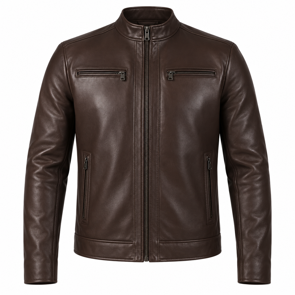 Racer Zippé ENZO — Brun foncé