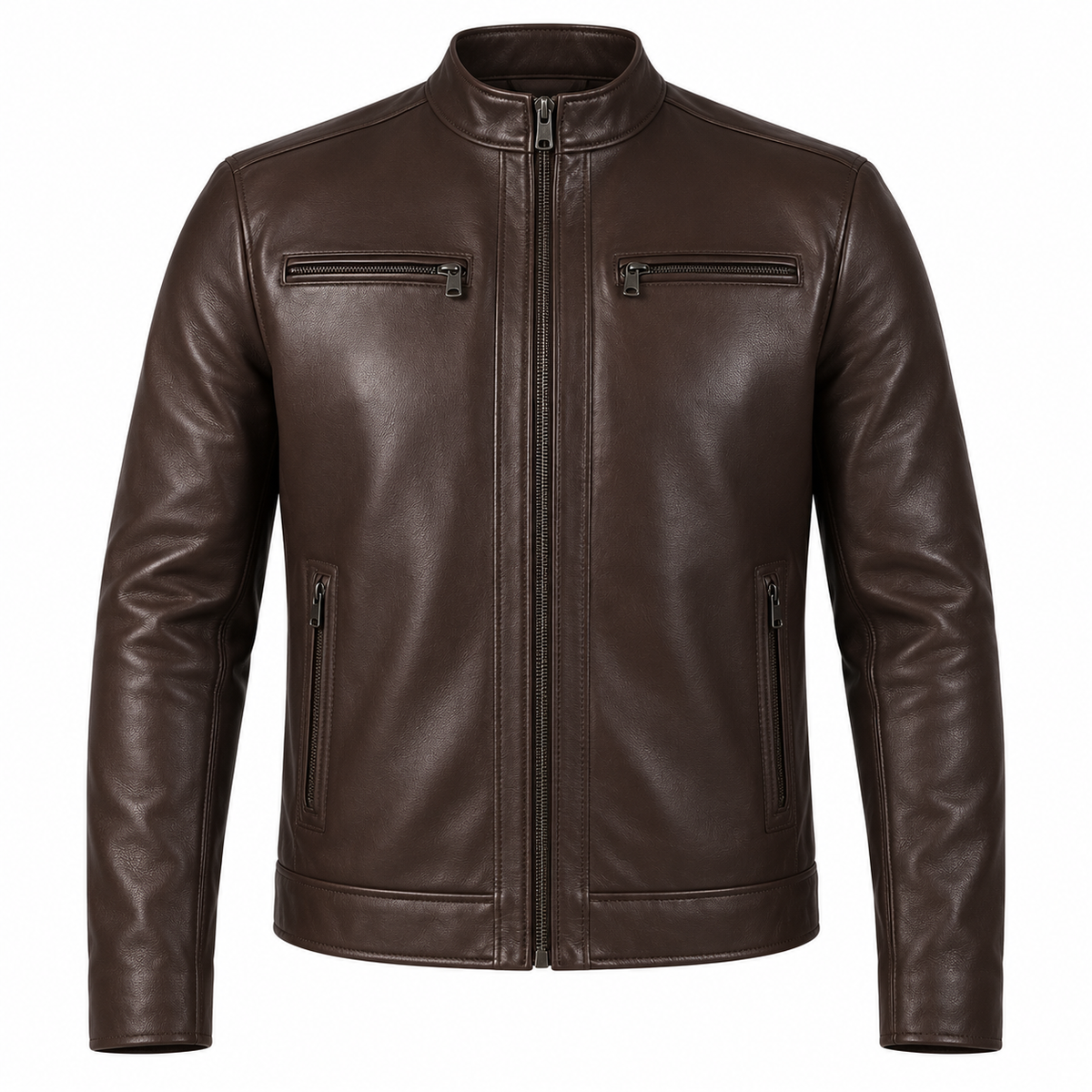 Racer Zippé ENZO — Brun foncé