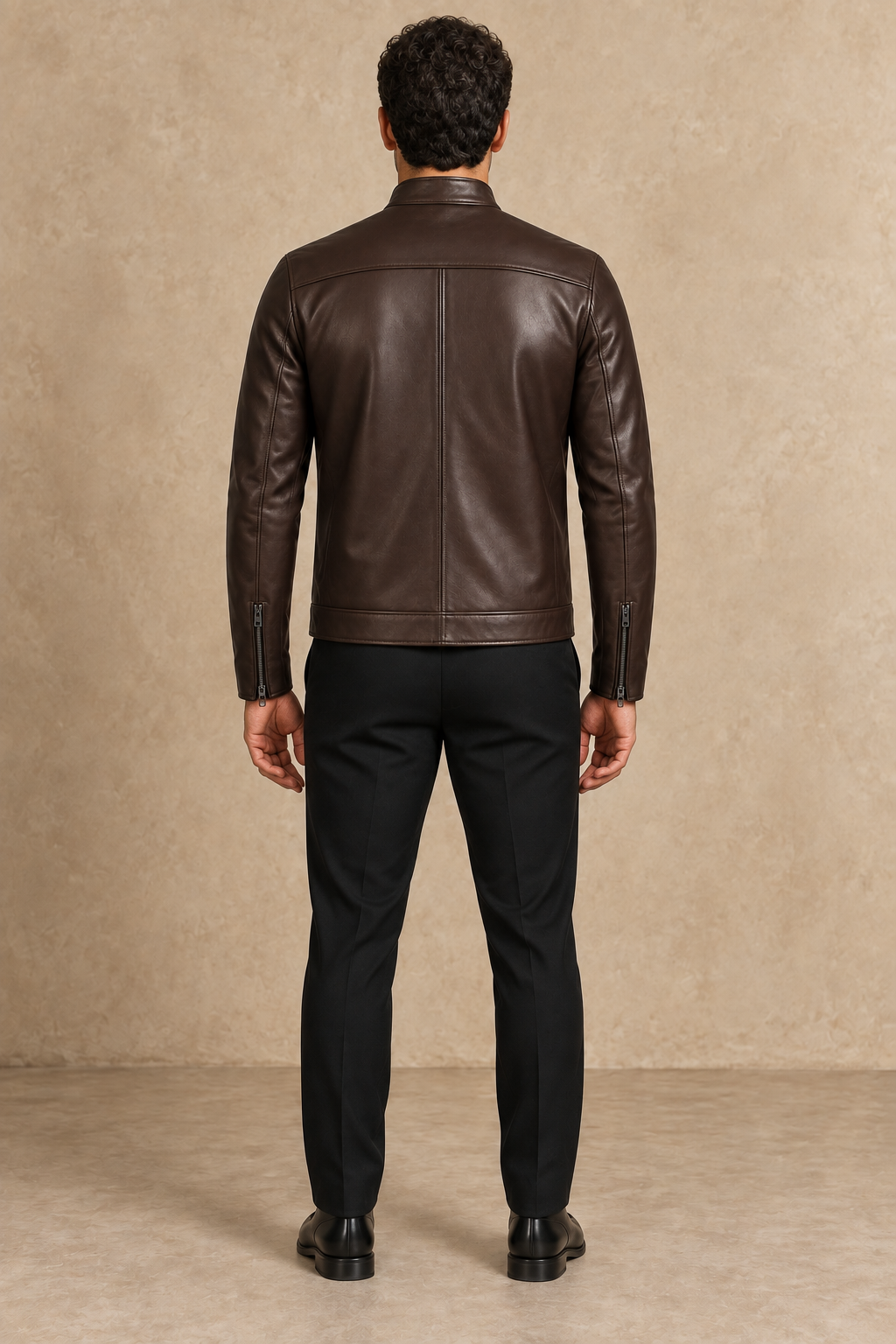 Racer Zippé ENZO — Brun foncé