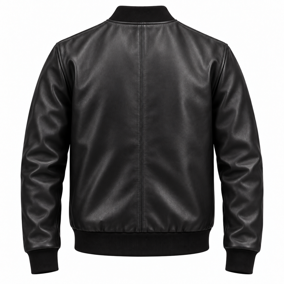 Bomber Cuir — Noir lisse