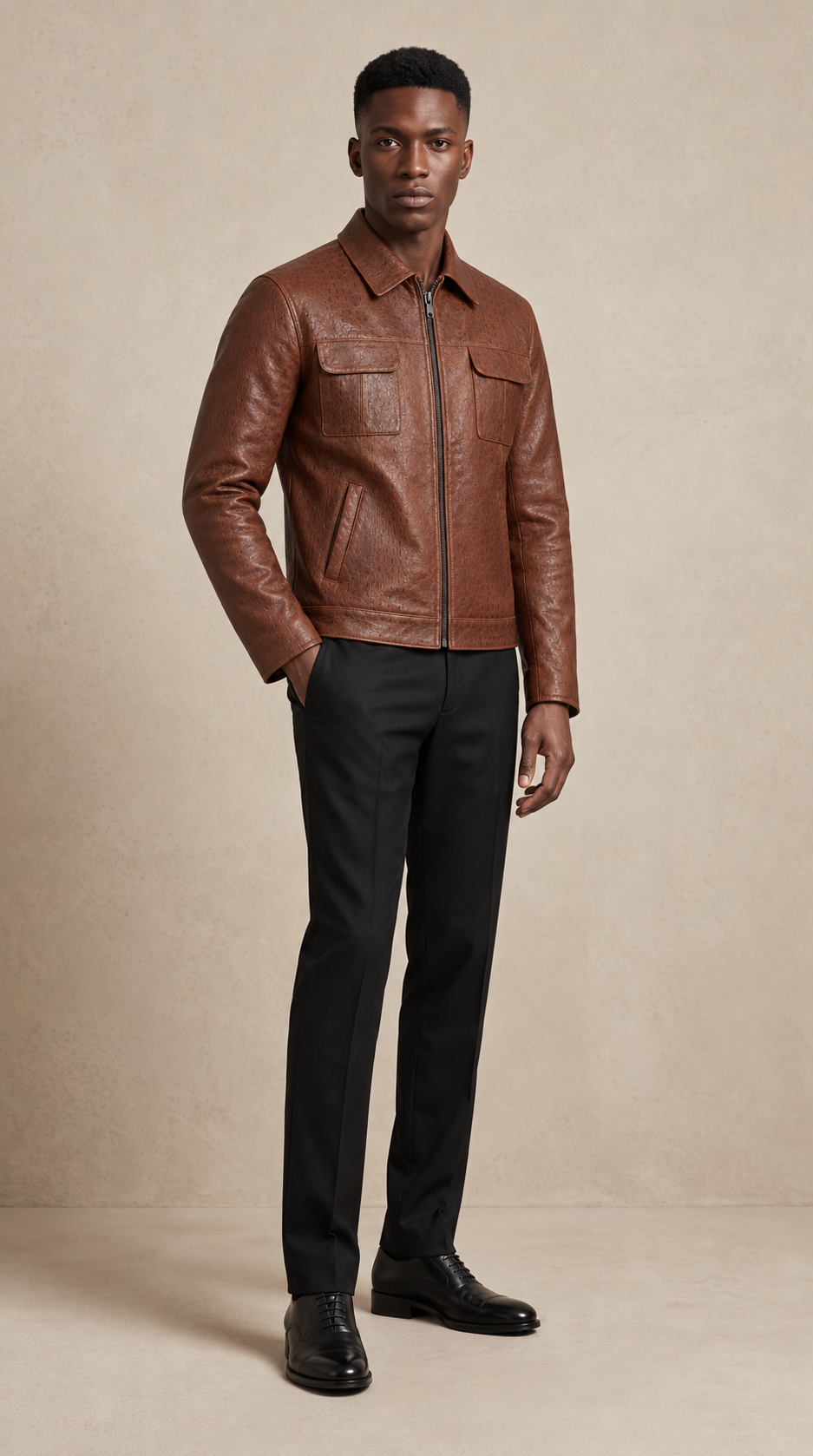 Veste OPHION Effet Serpent