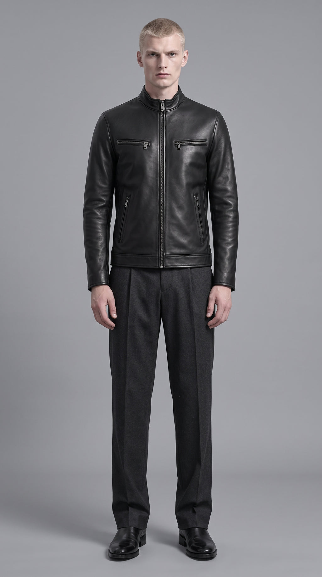Blouson Zippé — Noir
