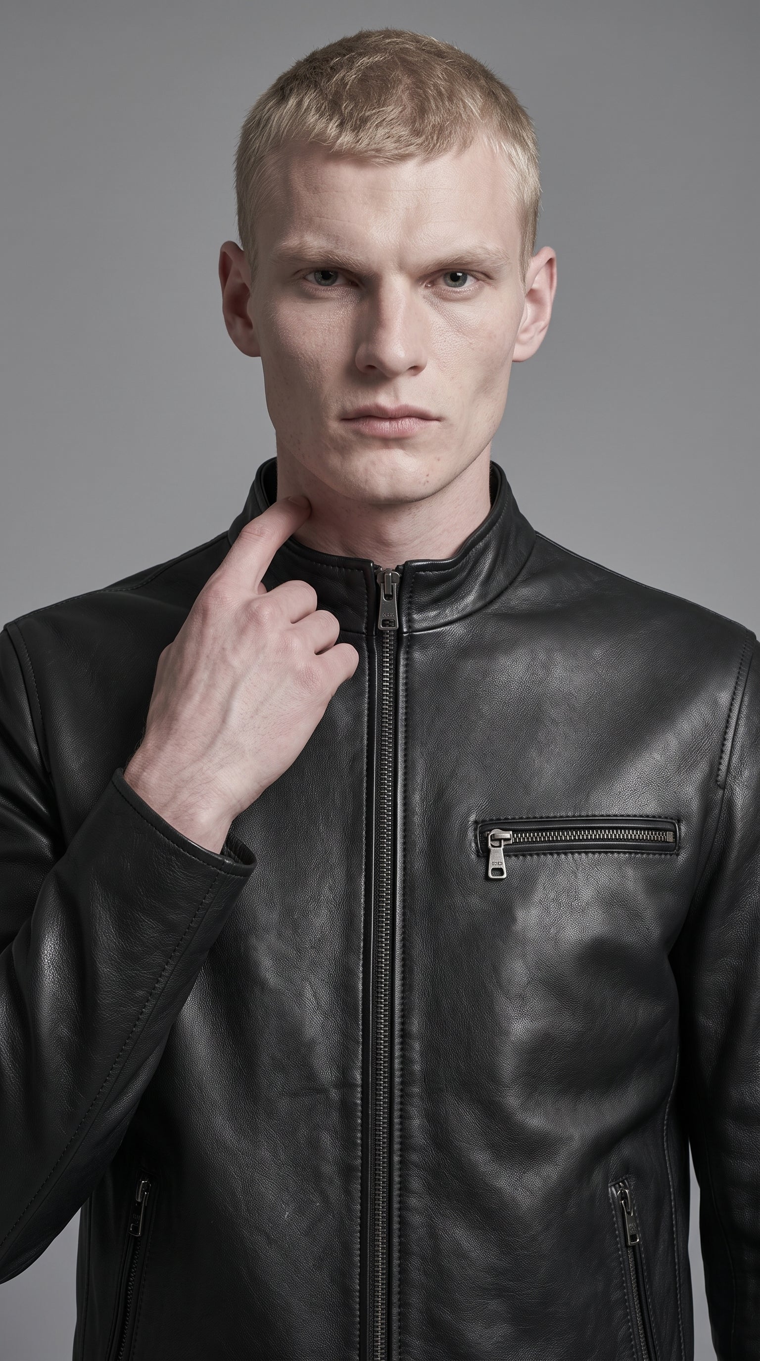 Blouson Zippé — Noir