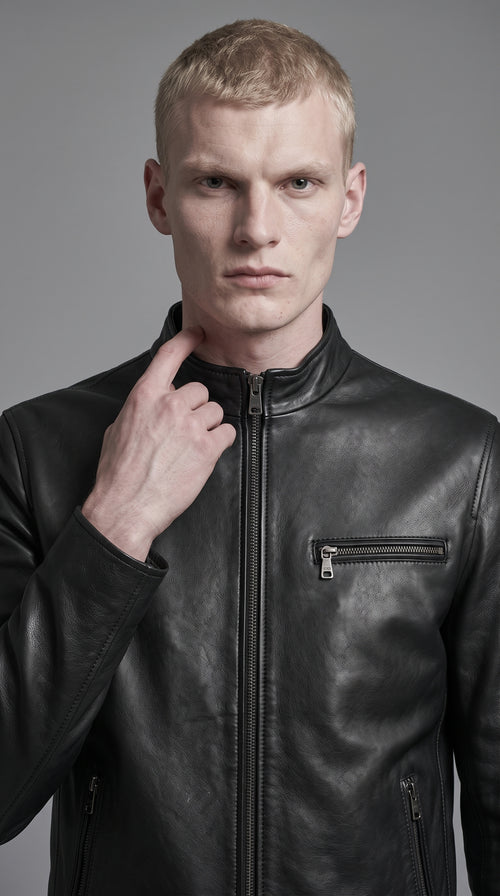 Blouson Zippé — Noir