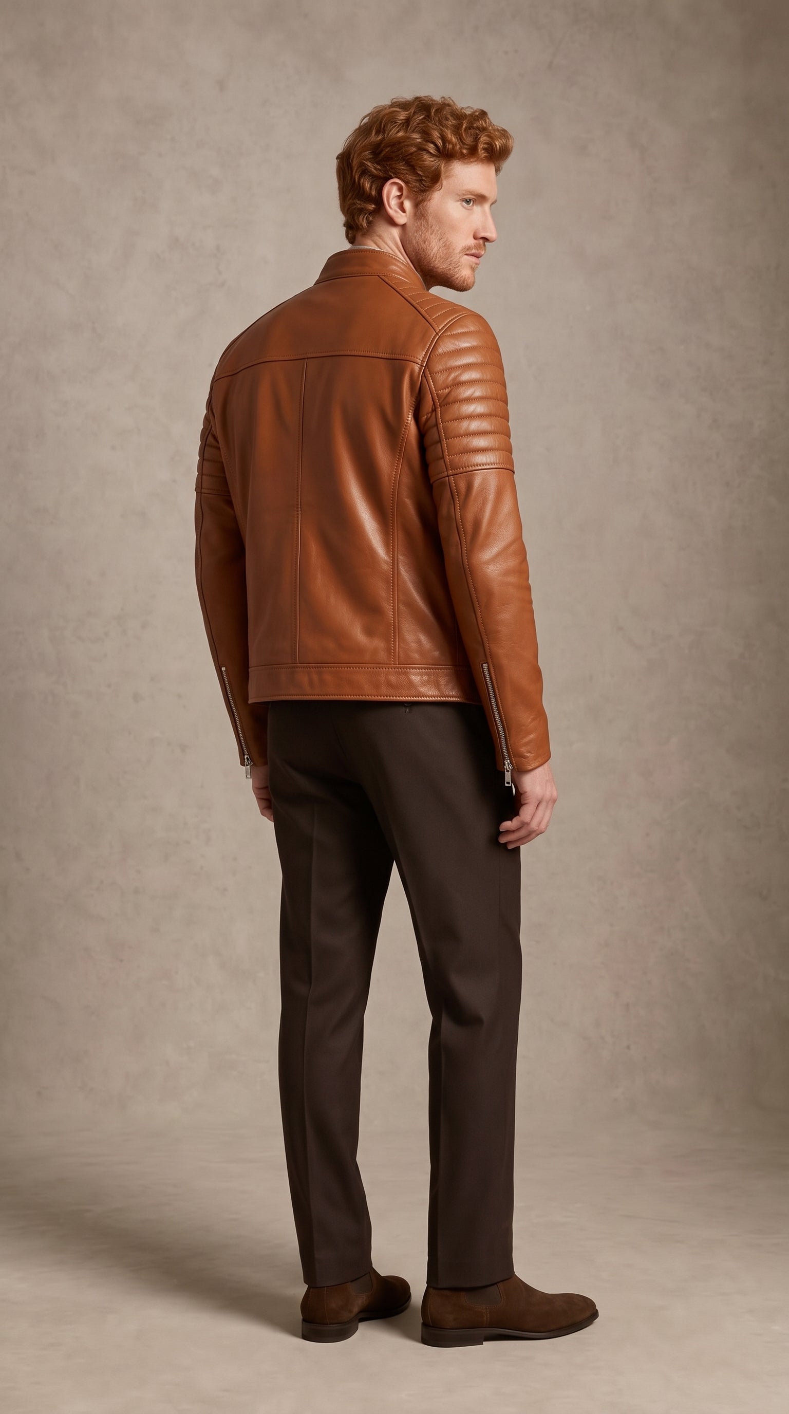 Racer Matelassé — Cognac