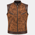 Gilet Racer — Camel patiné