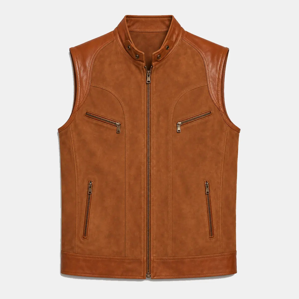 Gilet Racer — Cognac