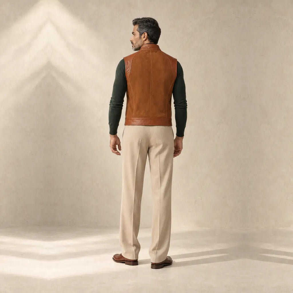 Gilet Racer — Cognac