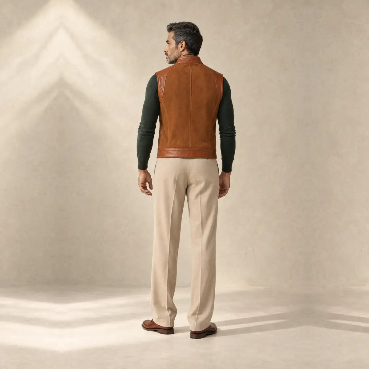 Gilet Racer — Cognac