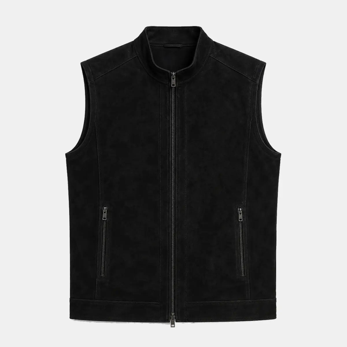 Gilet Racer — Noir daim
